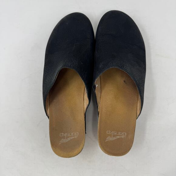 Dansko Black Leather Professional Mule Clogs Comfort Work Shoes Size 42 EU 11 - Picture 5 of 11